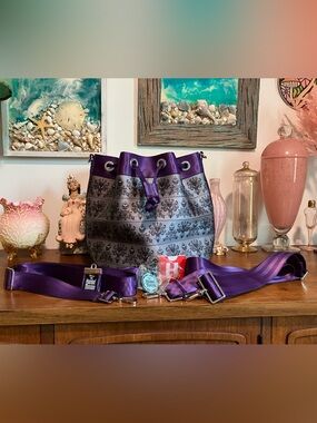 Harvey Seatbelt Disney Haunted Mansion Parkhopper Crossbody Purse